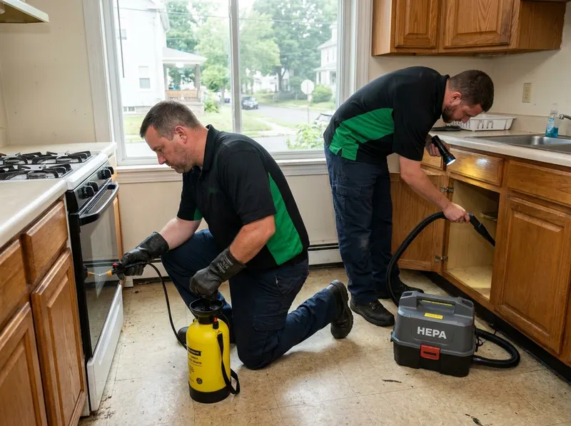 Cockroach Sanitation Cleanout in Hartford, CT